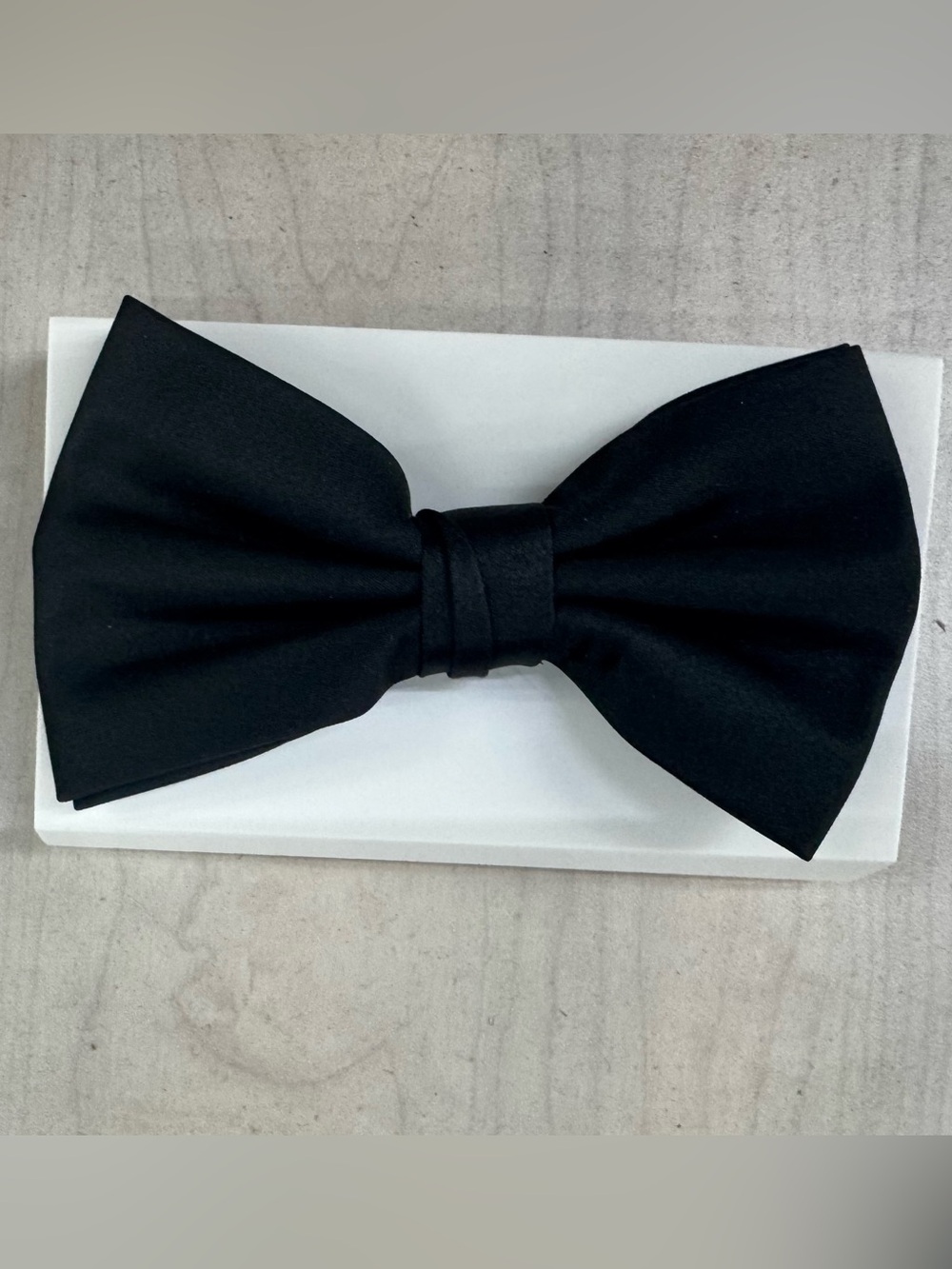 Stacy Adams Black Bow Tie